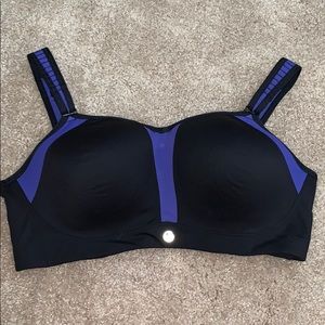 Soma Sport 36DD purple and black sport bra